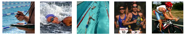 Welcome. Composite image - running swimming training
